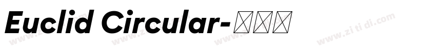 Euclid Circular字体转换
